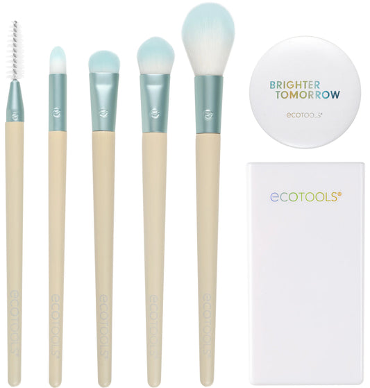 Limited Edition Eye Shine Bright Makeup Brush Kit, 7 Piece Gift Set