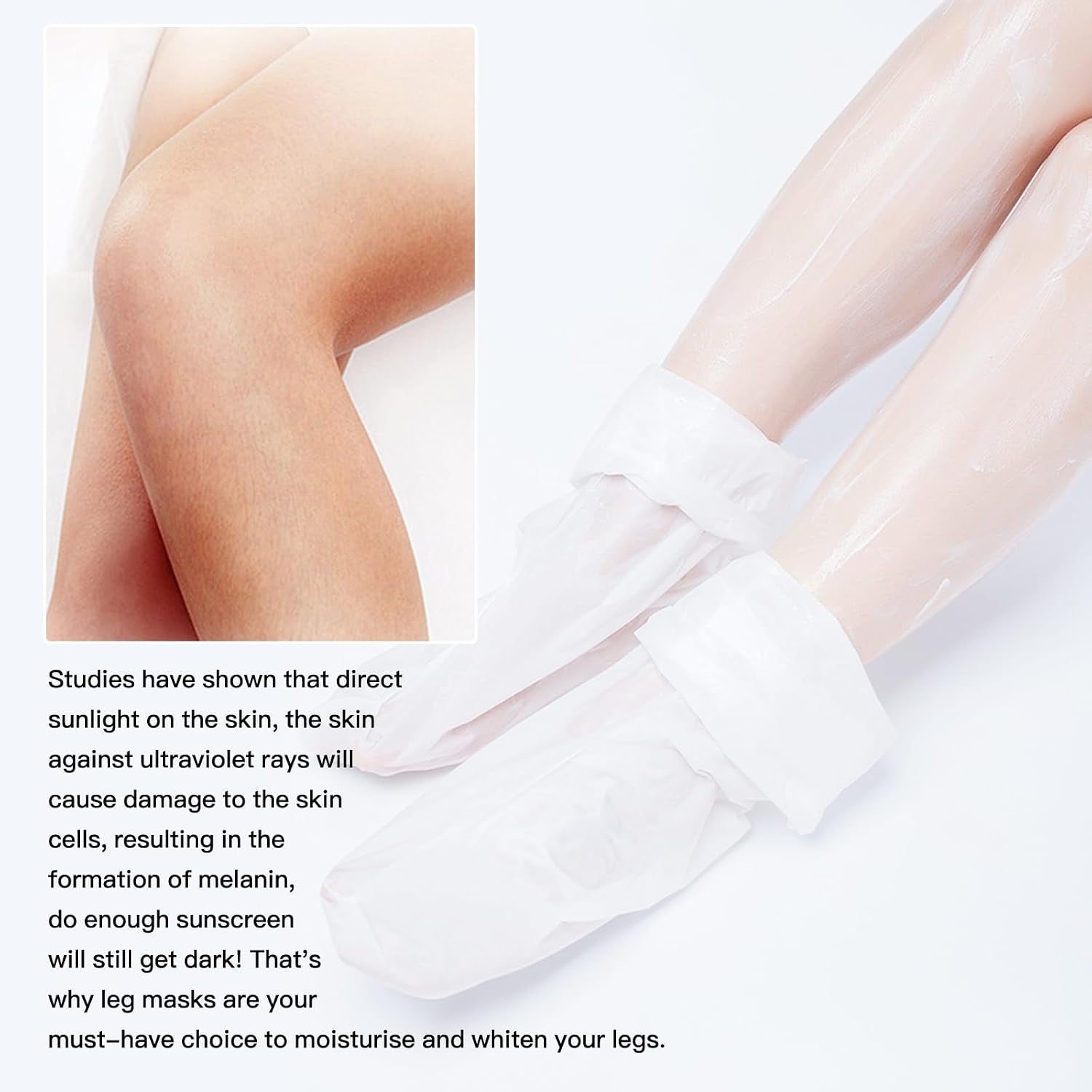 3 Pairs Hydrating Long Leg Feet Mask,Long Leg Feet Masque,Feet Peeling Mask,Moisturizing Nourishing Exfoliating Foot Mask for Women